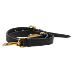 プラダ ショルダーストラップ ネイビー レザー レディース PRADA 【中古】