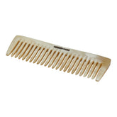 エルメス ヘアブラシ 櫛 くし コーム ベージュ バッファローホーン レザー レディース HERMES 【中古】