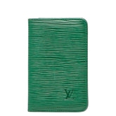 ルイ ヴィトン エピ ポシェット カルト ヴィジット パスケース カードケース M56574 ボルネオグリーン レザー レディース LOUIS VUITTON 【中古】