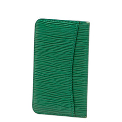 ルイ ヴィトン エピ ポシェット カルト ヴィジット パスケース カードケース M56574 ボルネオグリーン レザー レディース LOUIS VUITTON 【中古】