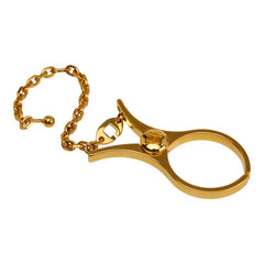 エルメス フィルー グローブホルダー ゴールド メッキ レディース HERMES 【中古】