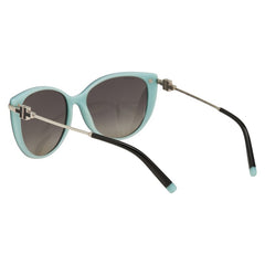 ティファニー Tナロー サングラス キャットアイ グラデーションレンズ TF4178 ブラック ティファニーブルー プラスチック レディース TIFFANY&Co. 【中古】