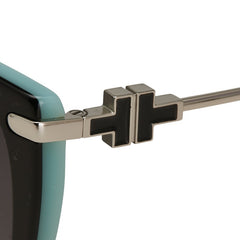 ティファニー Tナロー サングラス キャットアイ グラデーションレンズ TF4178 ブラック ティファニーブルー プラスチック レディース TIFFANY&Co. 【中古】