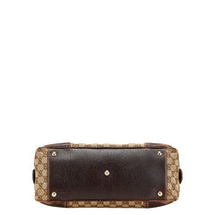 グッチ プリンシー シェリーライン GGキャンバス ハンドバッグ 161720 ベージュ マルチカラー キャンバス レザー レディース GUCCI 【中古】