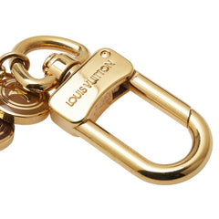 ルイ ヴィトン ポルトクレ シェンヌ パスティーユ チャーム キーリング キーホルダー M65386 ゴールド メッキ レディース LOUIS VUITTON 【中古】