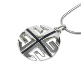 ジバンシー ロゴ ネックレス シルバー メタル レディース Givenchy 【中古】