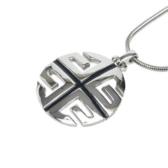 ジバンシー ロゴ ネックレス シルバー メタル レディース Givenchy 【中古】