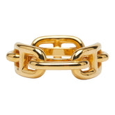 エルメス ルカデ シェーヌダンクル スカーフリング ゴールド メッキ レディース HERMES 【中古】