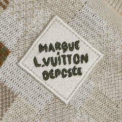 ルイ ヴィトン グラフィック クルーネック ニット セーター サイズ:M HSN29WAUR ベージュ マルチカラー コットン メンズ LOUIS VUITTON 【中古】