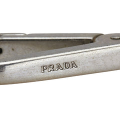 プラダ ロボット チャーム キーリング キーホルダー バッグチャーム ゴールド レッド シルバー メッキ サフィアーノレザー レディース PRADA 【中古】