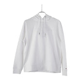 トミーヒルフィガー パーカー プルオーバー サイズ:S ホワイト コットン レディース TOMMY HILFIGER 【中古】