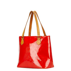 ルイ ヴィトン モノグラム ヴェルニ ヒューストン トートバッグ M91385 ルージュ レッド パテントレザー レディース LOUIS VUITTON 【中古】