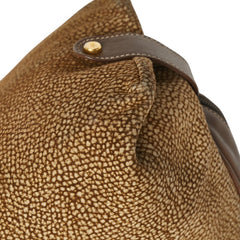 ボルボネーゼ ハンドバッグ 913911 ブラウン スウェード レザー レディース BORBONESE 【中古】