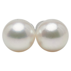 K14WG ホワイトゴールド アコヤパール8.5mm スタッドピアス レディース 【中古】