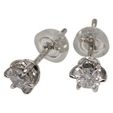 Pt900 プラチナ ダイヤ0.50ct スタッドピアス レディース 【中古】