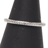 K18WG ホワイトゴールド ダイヤ0.18ct フルエタニティ リング 指輪 レディース 11.5号 【中古】