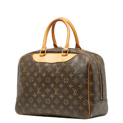 ルイ ヴィトン モノグラム ドーヴィル ハンドバッグ ミニボストンバッグ 旅行カバン M47270 ブラウン PVC レザー レディース LOUIS VUITTON 【中古】