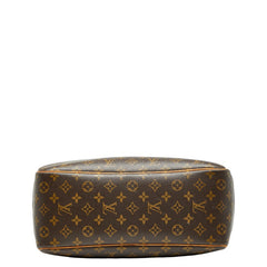 ルイ ヴィトン モノグラム ドーヴィル ハンドバッグ ミニボストンバッグ 旅行カバン M47270 ブラウン PVC レザー レディース LOUIS VUITTON 【中古】