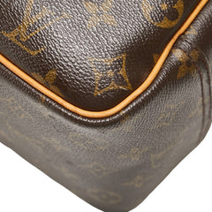 ルイ ヴィトン モノグラム ドーヴィル ハンドバッグ ミニボストンバッグ 旅行カバン M47270 ブラウン PVC レザー レディース LOUIS VUITTON 【中古】