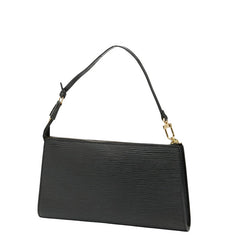 ルイ ヴィトン エピ ポシェット アクセソワール アクセサリーポーチ ハンドバッグ M52942 ノワール ブラック レザー レディース LOUIS VUITTON 【中古】