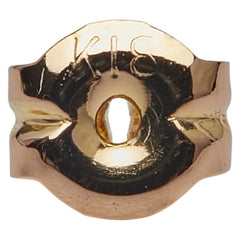 K18YG イエローゴールド ハート モチーフ スタッドピアス レディース 【中古】