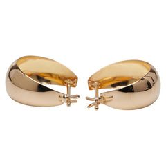 K18YG イエローゴールド フープ ピアス レディース 【中古】