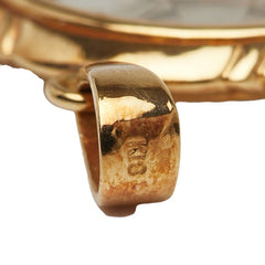 K24 ゴールド K18YG イエローゴールド エリザベス2世 マン島キャットコイン 1/25 OZ ペンダントトップ レディース 【中古】