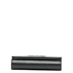 シャネル ココマーク キーケース 4連 ブラック キャビアスキン レディース CHANEL 【中古】