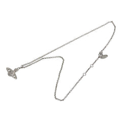ヴィヴィアンウエストウッド オーブ ラインストーン ネックレス シルバー メタル レディース Vivienne Westwood 【中古】