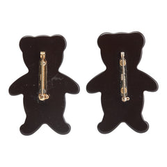 ルイ ヴィトン モノグラム ダミエ ブロッシュ ヌヌール ブローチ テディベア クマ 2点セット M64939 ブラウン ベージュ プラスチック レディース LOUIS VUITTON 【中古】