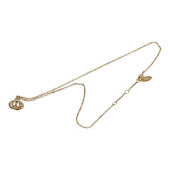 ヴィヴィアンウエストウッド オーブ ラインストーン ネックレス ゴールド マルチカラー メッキ レディース Vivienne Westwood 【中古】
