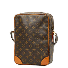 ルイ ヴィトン モノグラム ダヌーブGM 斜め掛け ショルダーバッグ M45262 ブラウン PVC レザー レディース LOUIS VUITTON 【中古】