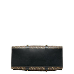 バーバリー TBモノグラム スタッズ トートバッグ ブラウン ブラック PVC レザー レディース BURBERRY 【中古】