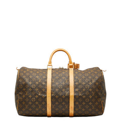 ルイ ヴィトン モノグラム キーポル50 ボストンバッグ M41426 ブラウン PVC レザー レディース LOUIS VUITTON 【中古】