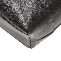 シャネル ココマーク ショルダーバッグ ブラック キャビアスキン レディース CHANEL 【中古】