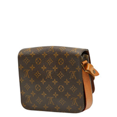 ルイ ヴィトン モノグラム カルトシェールMM 斜め掛け ショルダーバッグ M51253 ブラウン PVC レザー レディース LOUIS VUITTON 【中古】