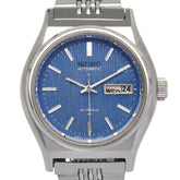 セイコー 腕時計 2406-0060 自動巻き ブルー文字盤 ステンレススチール レディース SEIKO 【中古】