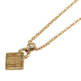 ジバンシー Gロゴ スクエア ネックレス ゴールド メッキ レディース Givenchy 【中古】