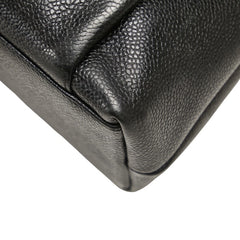 シャネル ココマーク トートバッグ ブラック キャビアスキン レディース CHANEL 【中古】