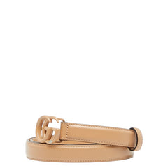 グッチ GGマーモント ベルト サイズ:70/28 409417 ベージュ レザー レディース GUCCI 【中古】