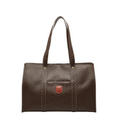 セリーヌ マカダム ハンドバッグ トートバッグ ブラウン PVC レディース CELINE 【中古】