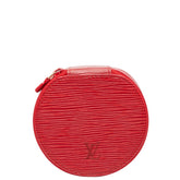 ルイ ヴィトン エピ エクランビジュー 10 ポーチ ジュエリーケース アクセサリーケース M48217 カスティリアンレッド レザー レディース LOUIS VUITTON 【中古】