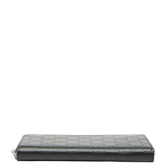 セリーヌ トリオンフ ラウンドファスナー 長財布 ブラック レザー レディース CELINE 【中古】