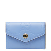 グッチ GG カードケース 名刺入れ 772792 パープル レザー レディース GUCCI 【中古】