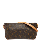 ルイ ヴィトン モノグラム トロター 斜め掛け ショルダーバッグ M51240 ブラウン PVC レザー レディース LOUIS VUITTON 【中古】