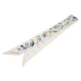 クリスチャンディオール ミッツァ フラワー 花柄 スカーフ ライトピンク マルチカラー シルク レディース Christian Dior 【中古】