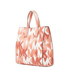 マイケルコース ケンリー トートバッグ ショルダーバッグ 2WAY ピンク PVC レザー レディース Michael Kors 中古