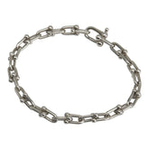 ティファニー ハードウェア スモールリンク ラージサイズ ブレスレット SV925 シルバー レディース TIFFANY&Co. 【中古】