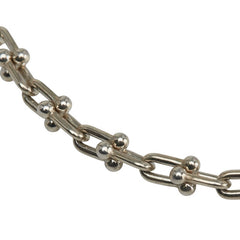 ティファニー ハードウェア マイクロリンク ミディアムサイズ ブレスレット SV925 シルバー レディース TIFFANY&Co. 【中古】