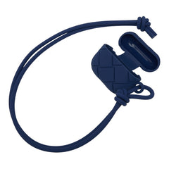 ボッテガヴェネタ イントレチャート AirPods Pro ケース イヤホンケース ネイビー ラバー レディース BOTTEGAVENETA 【中古】